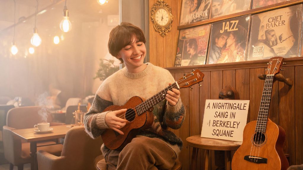 Easy Guide to A Nightingale Sang in Berkeley Square Ukulele Chords